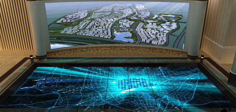 重庆规划展览馆多媒体沙盘展示城市规划蓝图.jpg